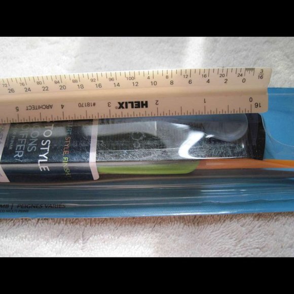 8 Pc Goody Value Pack Plastic Multi Hair Comb Set All Purpose Style Detangling - Picture 2 of 5